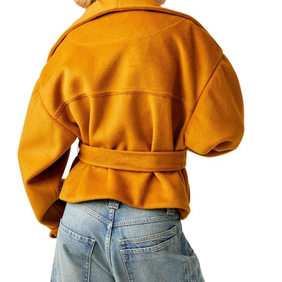 Stunning color Free People Mina Jacket Narcissus size Medium - Picture 2 of 9